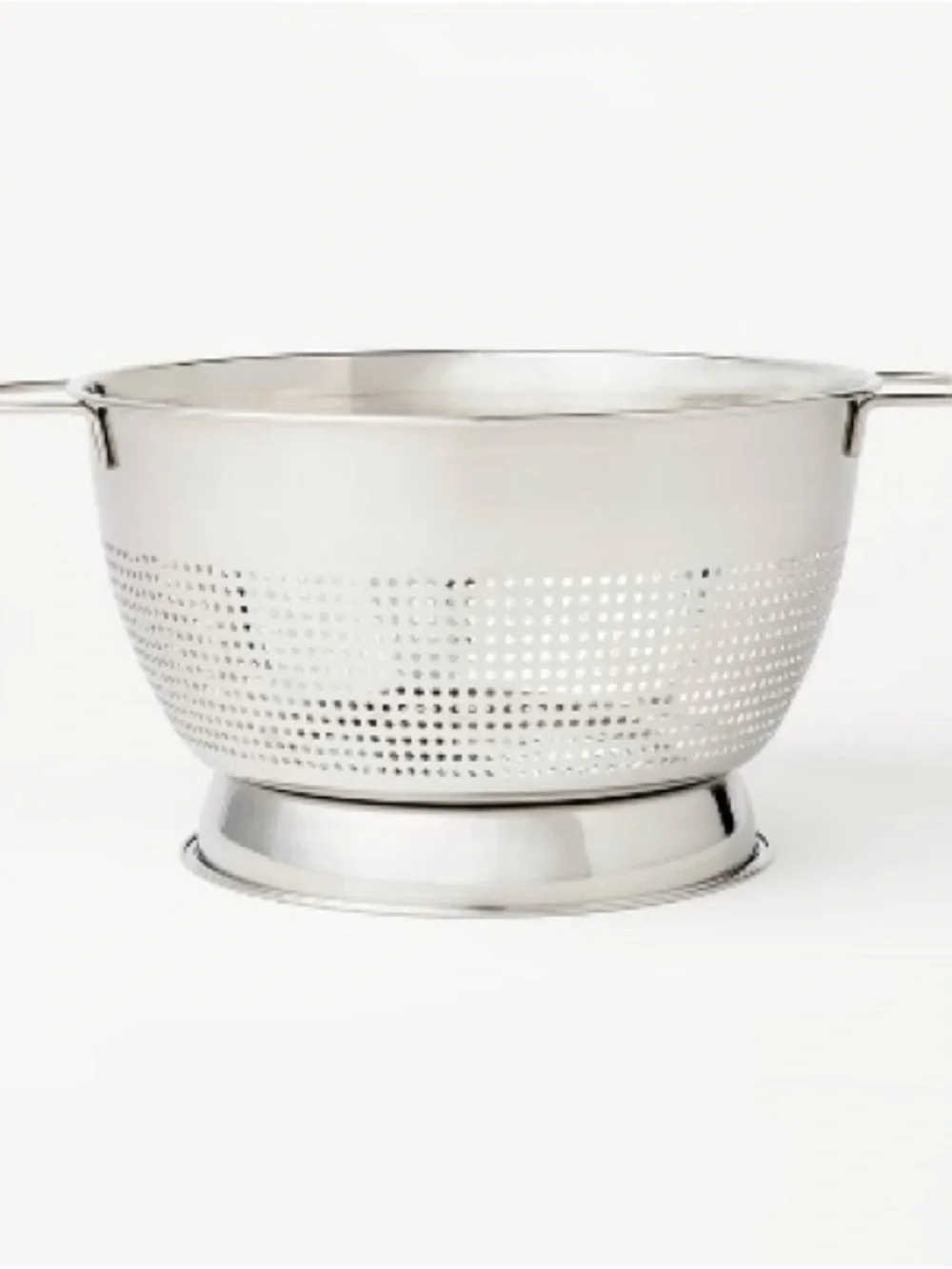3qt Stainless Steel Colander Silver - Figmint